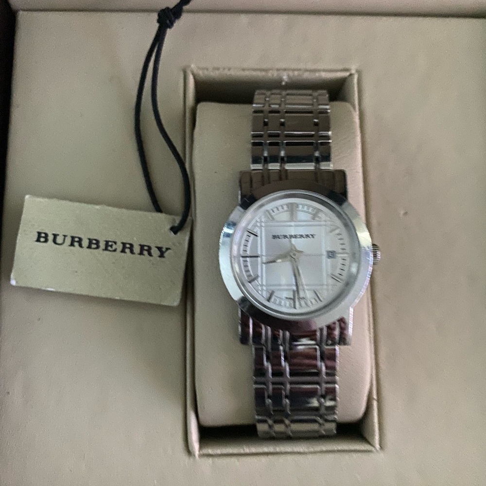 Burberry stainless steel watch